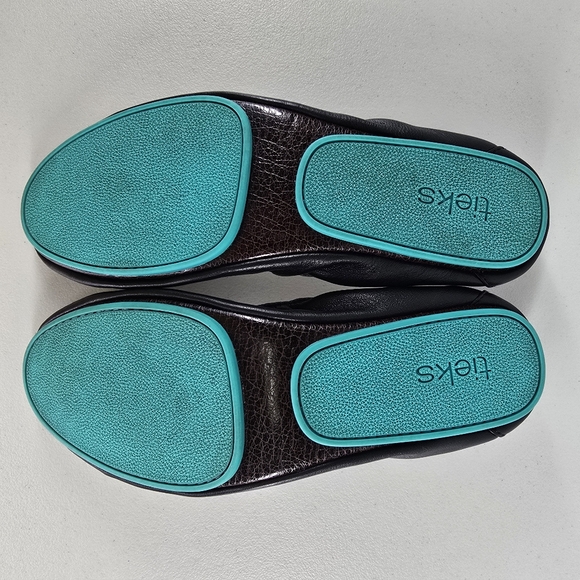 Tieks by Gavrieli Black Leather Ballet Flats Size 12 - Picture 2 of 7